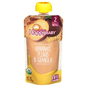 Happy Baby Banana & Plums Granola 4 oz (Pack of 16) - Picture 1 of 2