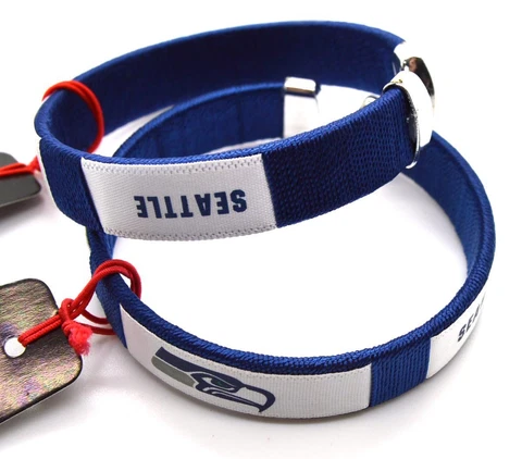 2 x NFL Seattle Seahawks wristband bracelet Flexible Cuff Fan Bracelet Cover