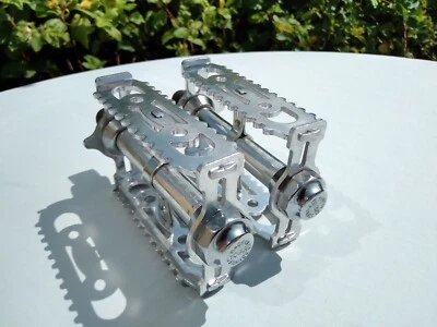 Lyotard Pedals. NOS/New Vintage Lyotard 460D Pedals. Peugeot Motobecane Gitane - Image 1 of 4