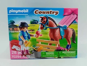 "PLAYMOBIL 70294 Juego de regalo ""Patio ecuestre"" jinete caballo establo chica NUEVO - Imagen 1 de 8
