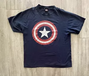 Captain America Marvel Falcon Winter Soldier Shield Graphic T Shirt Men Large - Picture 1 of 7