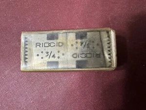 Vintage 4er Set Ridgid 3/4" Rohr Gewindeschneideisen, für Drop Head Gewindeschneider, in Box - Bild 1 von 6