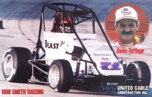 1995 Jimmy "The Flyin' Floh" Hettinger USAC Midget Postkarte - Bild 1 von 1