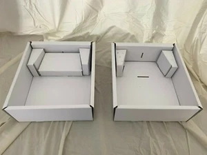 Vectrex Console Cardboard Inserts Set (aka polystyrene / Styrofoam) Reproduction - Picture 1 of 5
