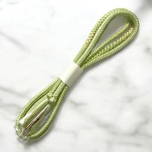 Kimono OBI JIME obi decoration cord made in Japan Mint Green Silk100% G0093 - Picture 1 of 4