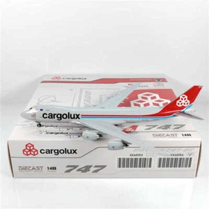 1:400 JC Wings cargolux BOEING B747-8 Passenger Airplane Diecast Model - Picture 1 of 10