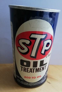 Vintage STP 1970s Oil Treatment 10 FL OZ full Can , Fort Lauderdale Florida USA - Picture 1 of 6