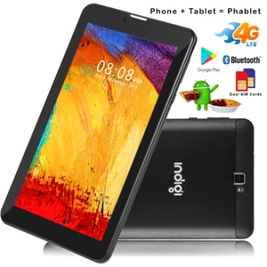 New! Indigi 7" Fast Android 9.0 4G GSM+WCDMA Smartphone Tablet Google Play Store - Picture 1 of 5