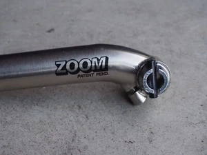 NOS Zoom Seatpost 31.4mm - Round Adjustable Clamp - Angled - Vintage Retro Mtb - Picture 1 of 10