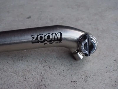NOS Zoom Seatpost 31.4mm - Round Adjustable Clamp - Angled - Vintage Retro Mtb - Image 1 of 4