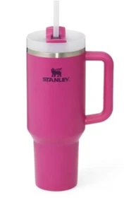 Vaso fucsia Stanley Quencher H2.0 FlowState con tapa y pajita 30 fl. oz. Nuevo en caja - Imagen 1 de 1