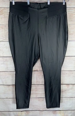 ¡NUEVO! Simply Vera Wang Mujer 2X Plus Pantalones Pull-On Cintura Alta Recubiertos Leggings Foto 1 de 4