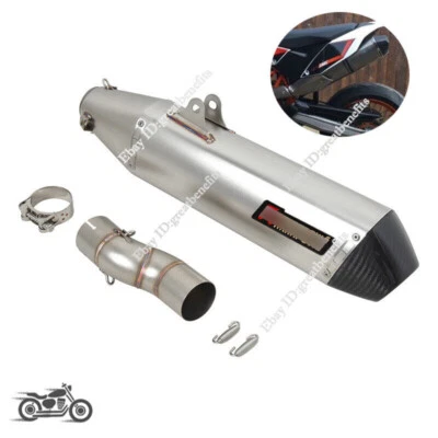 Silenciador de escape tubo de enlace medio modificado para DUKE 690 Enduro R 690SMC R 2008-2018 Foto 1 de 4