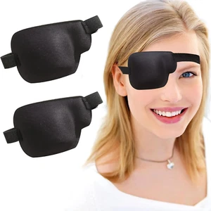 2Pcs 3D Eye Patches for Adults Adjustable Medical Eyepatch for Lazy Ey - Picture 1 of 11