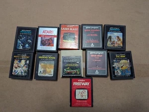 Atari 2600 Cartridge Lot (11) NO DUPES + TESTED - Picture 1 of 1