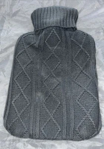 Hot Water Bottle 2 Liter Blue/Grey - Picture 1 of 2