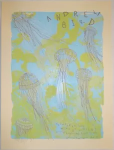 2009 Andrew Bird - Portland Silkscreen Concert Poster s/n by Nate Duval - Picture 1 of 1