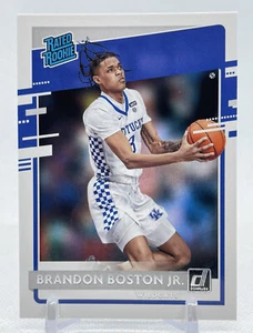 Tarjeta de novato BJ Boston 2021 Chronicle Draft #50 Memphis Grizzlies - Imagen 1 de 2
