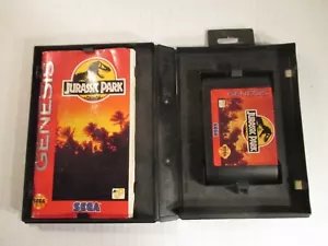 Jurassic Park (Sega Genesis, 1993) Game with case and manual - Picture 1 of 5