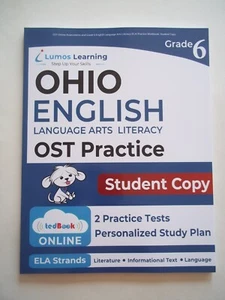 Klasse 6 Schüler Kopie OST PRACTICE OHIO ENGLISCHES BUCH Sprache Kunst Alphabetisierung LUMOS - Bild 1 von 10