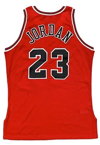 Michael Jordan 1996 Finals Game Pro Cut Chicago Bulls Jersey Grey Flannel LOA - Picture 1 of 5