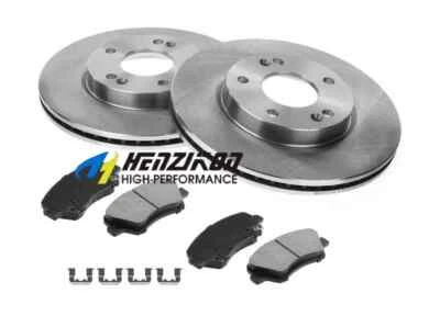 Rotores de disco delanteros 280 mm + pastillas de freno de cerámica para Hyundai Elantra Kia Forte Forte5 Foto 1 de 4