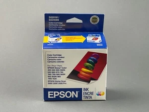 Cartucho de tinta de color genuino Epson S020191 S02089 caducidad 04/08 - Imagen 1 de 2