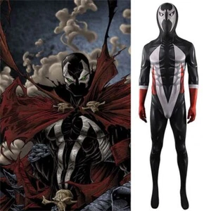 The SPAWN Jumpsuit Al Simmons Cos Bodysuit Cosplay Costume Adult Kids Halloween - Picture 1 of 16