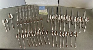 White Orchid by Community 6pc service for 8 missing one dinner fork Silverplate - Picture 1 of 16