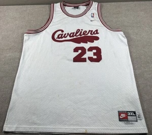 Rare Vintage Nike NBA Cleveland Cavaliers LeBron James 23 Rewind Jersey Mens 3XL - Picture 1 of 13