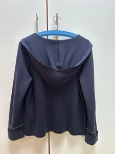 Marc O Polo Jacke Gr. M 36 - 38 Blau Kapuze BW Viskose Kaschmir - Bild 1 von 8