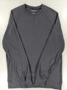 Unbound Merino Shirt Mens Large Gray Long Sleeve 100% Wool Baselayer Hiking 3 - Picture 1 of 11