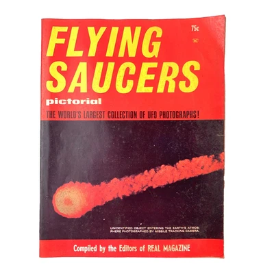 Flying Saucers Pictorial UFO Photographs 1967 Max Miller Magazine - Image 1 of 4