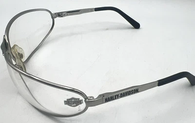 Harley-Davidson B-D Z87+ Safety Glasses Metal Frame Clear Lens Vintage 2003 - Image 1 of 4