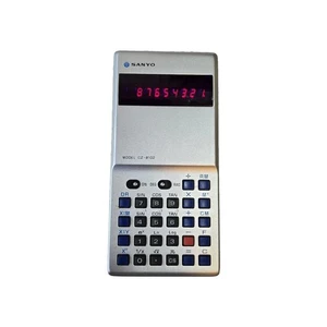 🧮 Vintage 1975 super selten Sanyo CZ-8102 wissenschaftlicher Taschenrechner #funktioniert - Bild 1 von 12