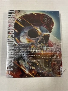 NEW *THE EXPENDABLES 1-4 COMPLETE*  STEELBOOK 4K ULTRA HD BLU-RAY & DIGITAL - Foto 1 di 8