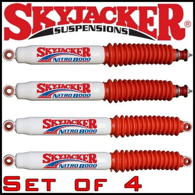 Skyjacker Nitro 8000 Front Rear Shocks Set fits 84-90 Ford Bronco II 3-3.5" Lift - Image 1 of 4