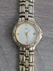 Orologio Citizen Elegance Uomo 35mm Quadrante Champagne Tono Oro Data 5510  - Foto 1 di 8