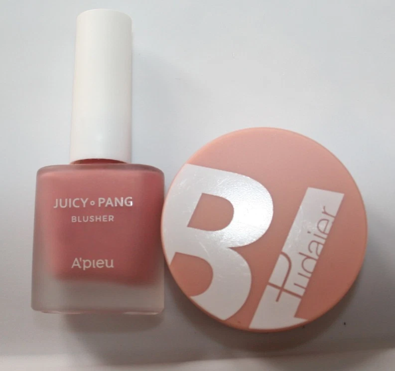 Set of 2 blushers.JUICY& PANG 0.31 oz water blusher Exp 07-2027 Pudaier blush - Image 1 of 1