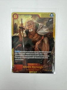 OP08-118 Silvers Rayleigh SEC Alt Art One Piece TCG English Card Two Legends - Picture 1 of 2