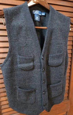 Vintage BNwoT POLO Ralph Lauren Large Wool/Alpaca Sweater Vest - Image 1 of 4
