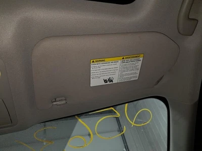 2020 Nissan Pathfinder Right Passenger Sun Visor with Illumination - Used - Image 1 of 4