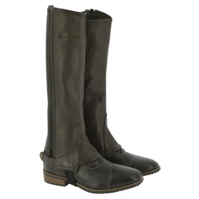 EQUITHÈME Leder Mini-Chaps, Chaps in zwei Farben - Bild 1 von 4