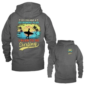 I plan to go surf surfing Pullover Hoodie - Bild 1 von 10