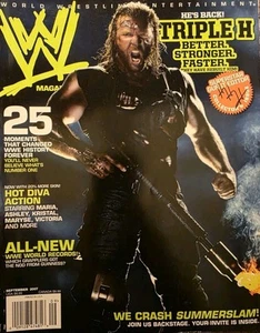 WWE Magazine September 2007 Triple H HHH - Picture 1 of 18