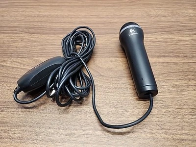 Logitech A-0234A Negro Micrófono USB con Cable para Rockband Guitar Hero ~ Bueno Foto 1 de 4