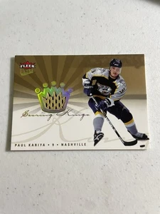 2005-06 Fleer Ultra Scoring Kings Jersey Paul Kariya #SKJ-PK HOF - Picture 1 of 2