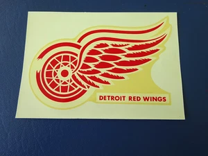 Circa 1960 Detroit Red Wings Large Unused Vitachrone Decal - Picture 1 of 3