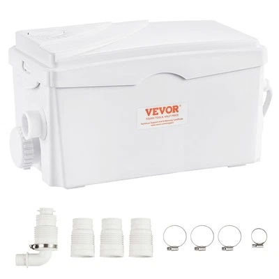 VEVOR Pompe macératrice eaux usées sanitaire évier 350 W avec 3 entrées d'eau