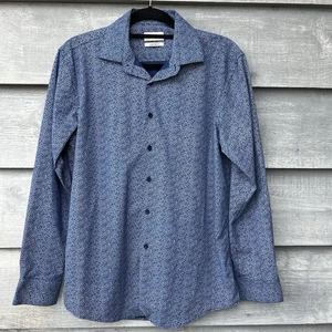 Lucky Brand Men’s Button Up Shirt 4 Way Stretch Slim Fit Med. (15-15 1/2) - Picture 1 of 12